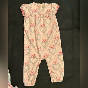 The Beaufort Bonnet Company Pink Floral Heart One-Piece